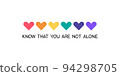 heart six color for pride 94298705