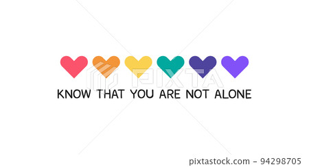 heart six color for pride 94298705