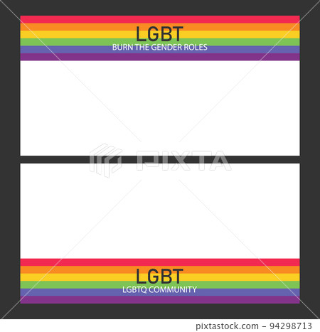 banner two styles for pride 94298713