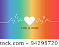 banner gradient with heart  94298720