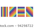background four styles for pride month 94298722