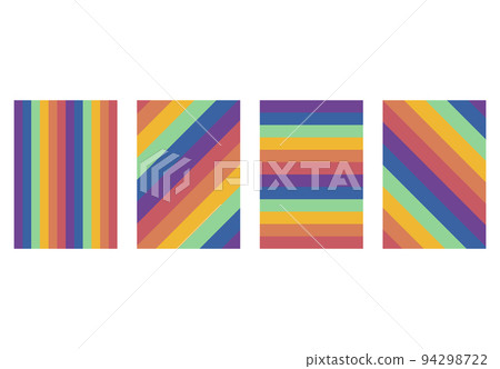 background four styles for pride month 94298722