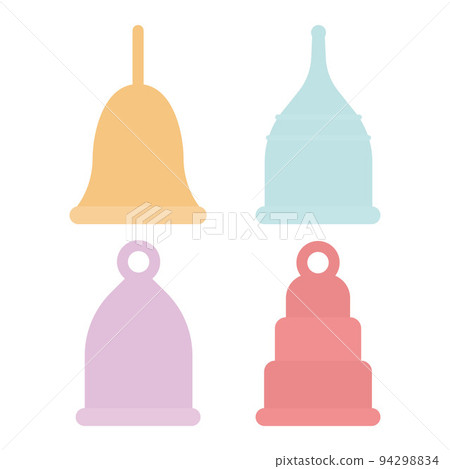 Illustration of menstrual cup 94298834