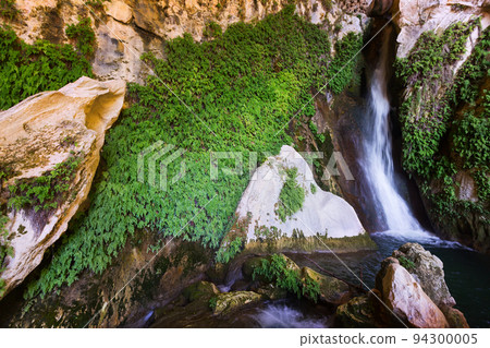 Natural grot with waterfall 94300005