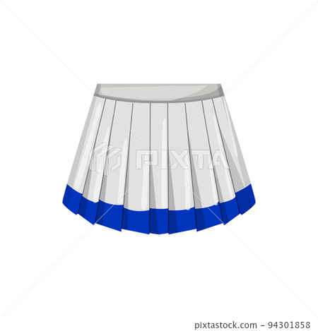 woman skirt fashion cartoon vector illustration 94301858