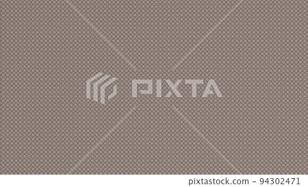 Texture of geometric shapes with the effect of fabric weaving threads, 16x9, cloth, carpet, linen, canvas material effect, 3D rendering, soft muted colos 94302471