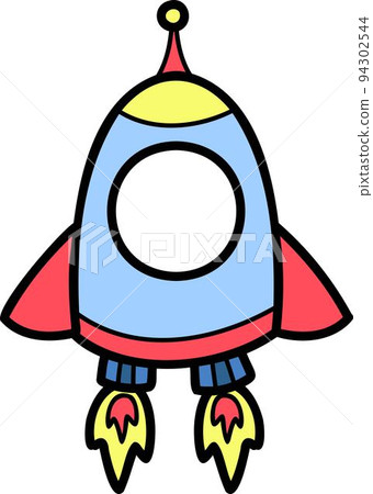 Hand Drawn rocket illustration Hand Drawn rocket illustration 94302544