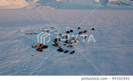 Camping in Arctic Camping in Arctic 94302942