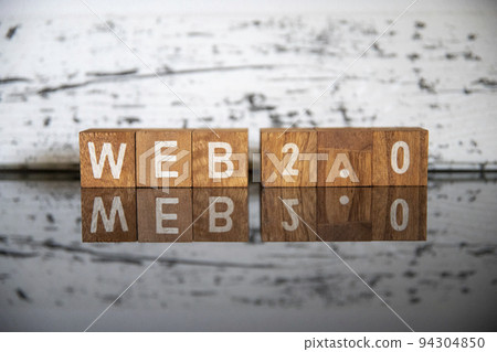 Business image (IT terminology) Block character web2.0 94304850