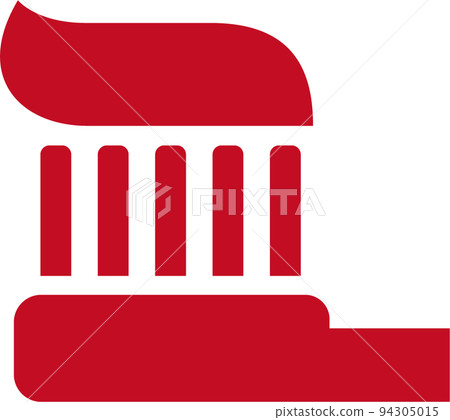 toothbrush toothpaste icon illustration - Stock Illustration [94305015 ...