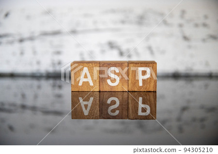 Business image (IT terminology) Block character ASP 94305210