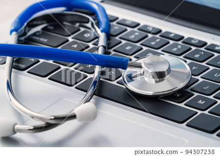 doctor stethoscope medical doctor computer stethoscope physician medical record doctor stethoscope medical doctor computer stethoscope physician medical record 94307238