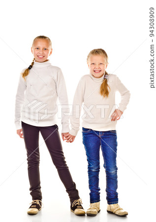 two little girls 94308909
