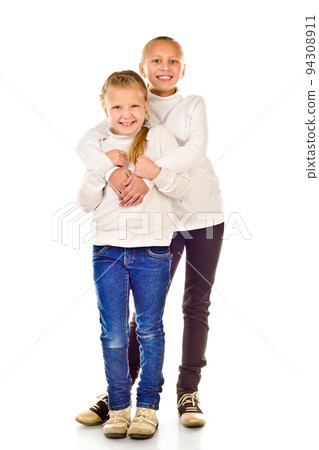 two little girls 94308911