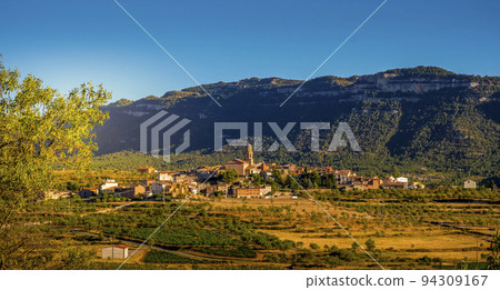 panoramic view of Ulldemolins, in Spain panoramic view of Ulldemolins, in Spain 94309167
