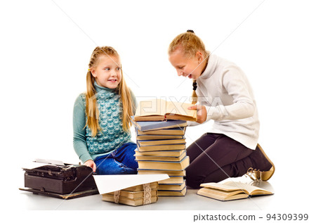 two little girls 94309399