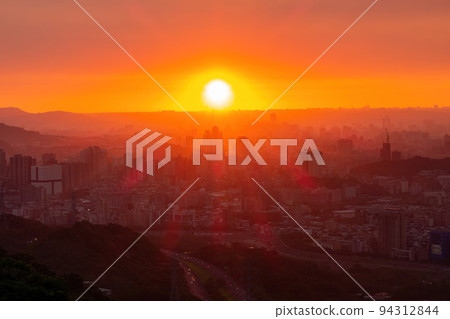 Beautiful aerail cityscape from Wenshan District Beautiful aerail cityscape from Wenshan District 94312844