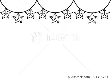 Illustration material star decoration 94313751