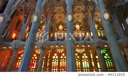 Sagrada Familia stained glass 94313850