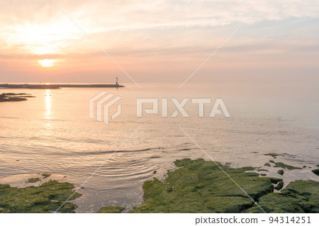 Beautiful Jeju sea scenery 94314251