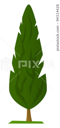 Evergreen tree - modern flat design style single isolated image 94314426