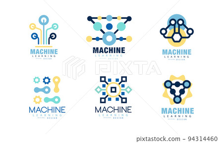 Machine Learning System Original Design with Neuron Scheme Vector Set 94314460