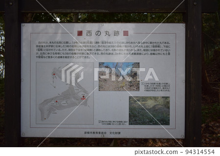 Omi Province "Sawayama Castle" Kuruwa and view 94314554