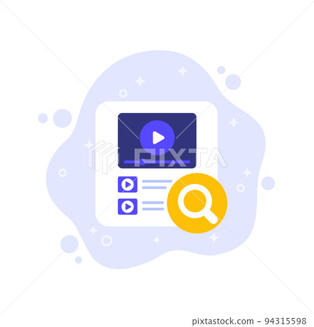 Video search results, vector illustration Video search results, vector illustration 94315598