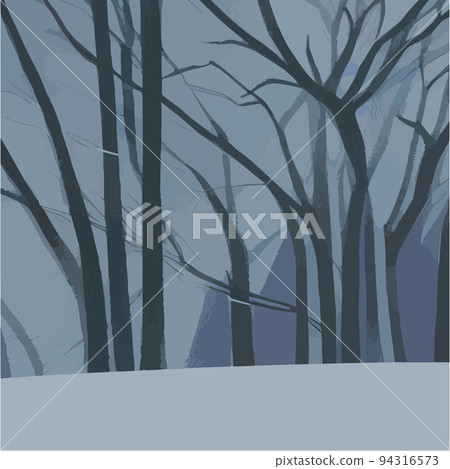 Vector illustration winter forest with snow fog, suitable Christmas greeting. Winter landscape vector. landscape with silhouettes snowy firs among snowfalls on the snowfalls on the backgrounds Vector illustration winter forest with snow fog, suitable Christmas greeting. Winter landscape vector. landscape with silhouettes snowy firs among snowfalls on the snowfalls on the backgrounds 94316573