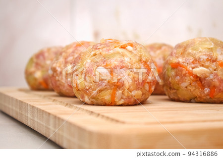 Lazy stuffed cabbage rolls, cabbage, rice on 94316886