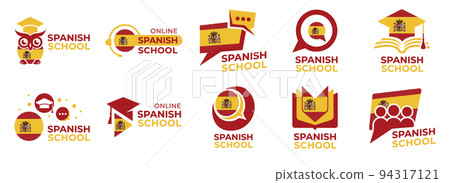 Vector logo of the Spanish language school 94317121