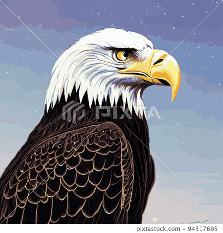 eagle illustration vector