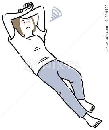 因懶惰起不來的女人 94319403