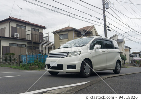 Compact car road driving 94319820