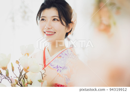 粉色和服領帶 94319912