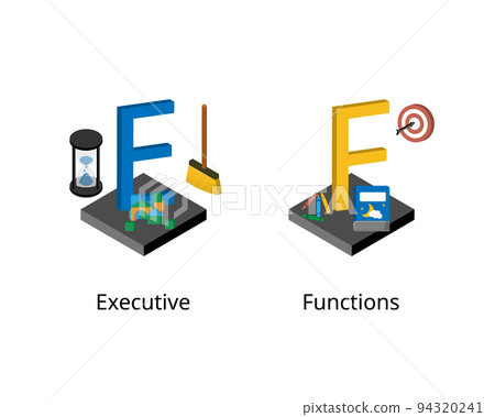 executive function or EF from good parents raising kids with activities and discipline vector executive function or EF from good parents raising kids with activities and discipline vector 94320241