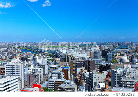 從 Kitatopia 向 Kahoku Junction 方向看小鎮 從 Kitatopia 向 Kahoku Junction 方向看小鎮 94320288