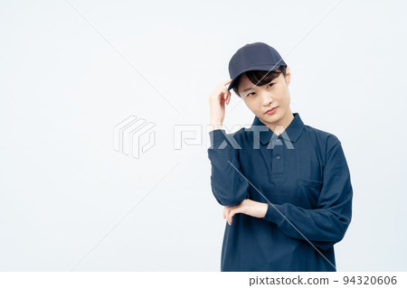 Delivery woman (white back, trouble) Delivery woman (white back, trouble) 94320606