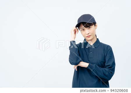 Delivery woman (white back, trouble) Delivery woman (white back, trouble) 94320608