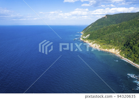 Aerial view of Otaru Otamoi coast Aerial view of Otaru Otamoi coast 94320635