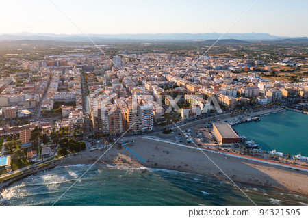 Bird's eye view of Benicarlo, Province of Castello, Spain 94321595