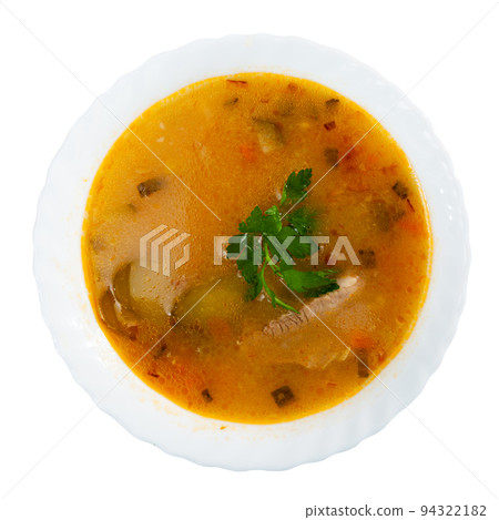 Portion of rassolnik 94322182