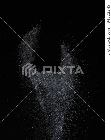 Dynamic splashing black sand Dynamic splashing black sand 94322245
