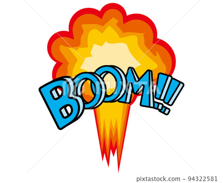 Bomb explosion illustration Bomb explosion illustration 94322581