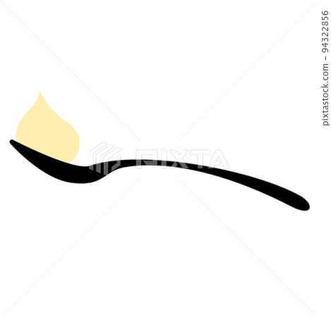 scoop the cream with a spoon scoop the cream with a spoon 94322856