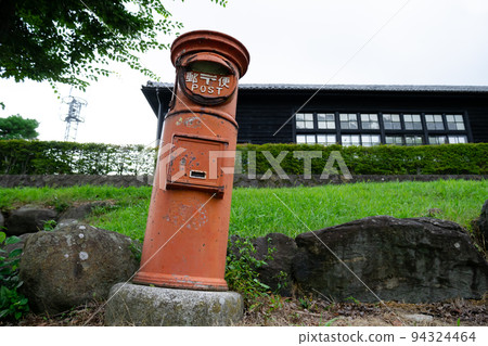 An old-fashioned round mailbox in Kawaba Village, Gunma Prefecture An old-fashioned round mailbox in Kawaba Village, Gunma Prefecture 94324464