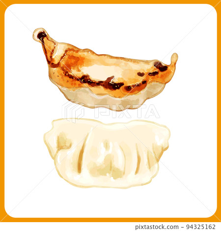 手繪水彩餃子插圖 手繪水彩餃子插圖 94325162