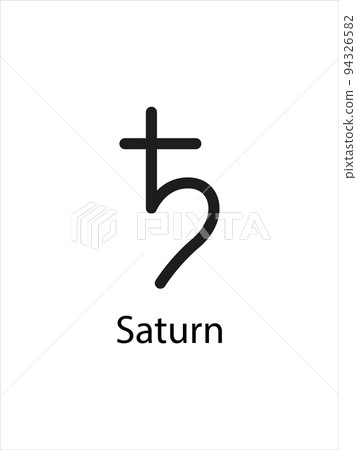 Saturn Symbol of Planets Saturn Symbol of Planets 94326582