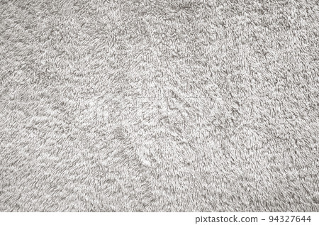 Fluffy towel texture_light gray blanket fabric background 94327644