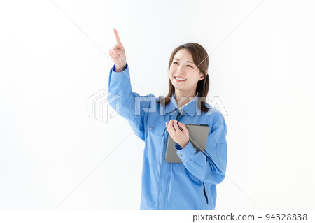 女式格子工作服 94328838